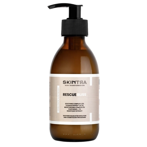 SkinTra - Rescue Bliss - Balzams Pēc Depilācijas un Kosmetoloģiskām Procedūrām Sejai un Ķermenim - 200ml