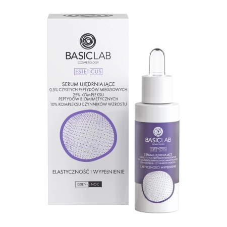 BasicLab - Elastība un Aizpildīšana  - Nostiprinošs Serums ar 0,5% Vara Peptīdiem - 30 ml