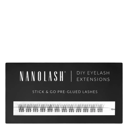 Nanolash - Stick & Go Pre-Glued Lashes - Pašlīmējoši Skropstu Pušķīši - Innocent Short - 1 iepak.