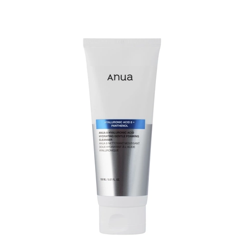 Anua - 8 Hyaluronic Acid Hydrating Gentle Foaming Cleanser - Mitrinošas Putas Sejas Attīrīšanai - 150ml