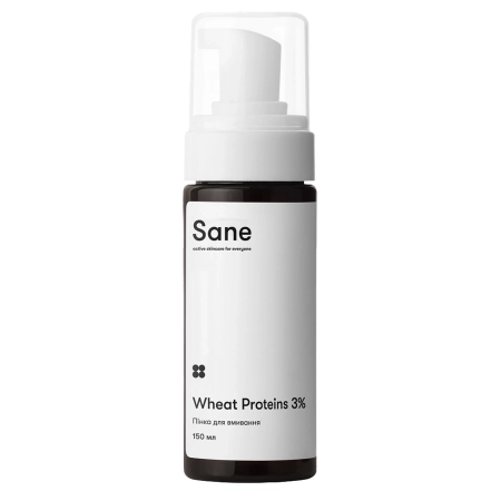 Sane - Cleansing Foam With Wheat Proteins 3% - Putas Sejas Mazgāšanai ar Kviešu Proteīniem 3% - 150ml