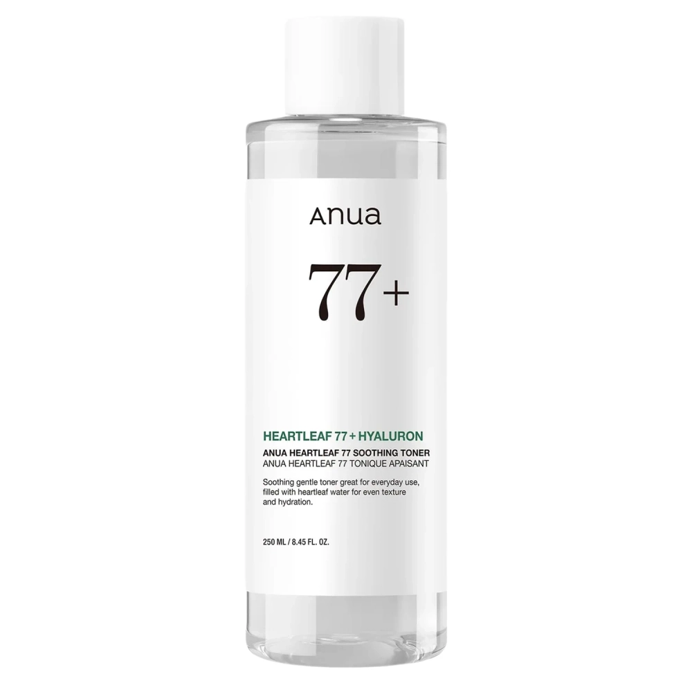Anua - Heartleaf 77% Soothing Toner - Nomierinošs Toniks Sejai - 250ml