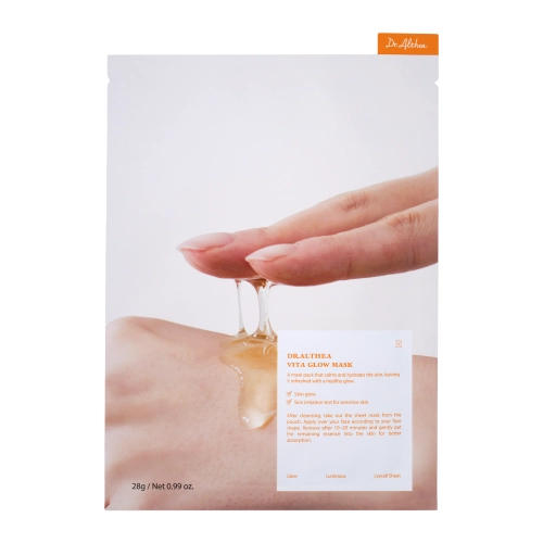 Dr. Althea - Vita Glow Mask - Barojoša Auduma Maska - 27ml