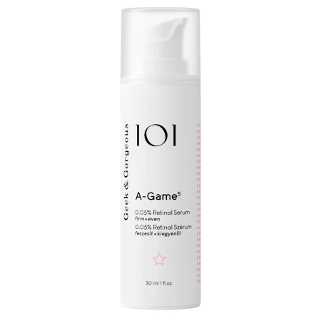 Geek & Gorgeous - A-Game 5 - Serums ar 0,05% Retinālu - 30ml