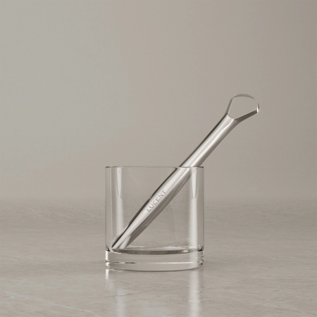 Be Lucent - Beam Tongue Scraper - Mēles Tīrītājs - Silver - 1gab