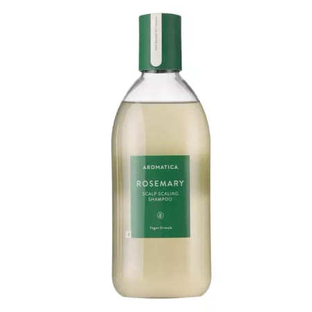 Aromatica - Rozmarīna šampūns galvas ādas noņemšanai - attīrošs rozmarīna šampūns - 400ml