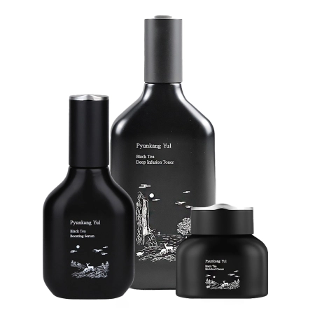 Pyunkang Yul - Black Tea Line Gift Set - Nostiprinošs Komplekts - 130ml+45ml+60ml