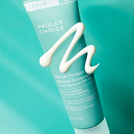Paula's Choice - Calm Barrier Protect Mineral Sunscreen SPF 30 - Minerālais Saules Aizsargkrēms - 60ml