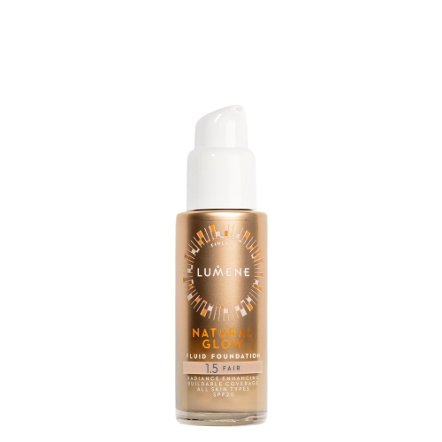 Lumene - Natural Glow Fluid Foundation SPF20 - Izgaismojošs Tonālais Krēms - 1,5 Fair - 30ml