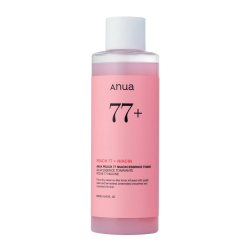 Anua - Peach 77% Niacin Essence Toner - Mitrinošs Toniks-Esence ar 77% Persiku Ekstraktu - 250ml