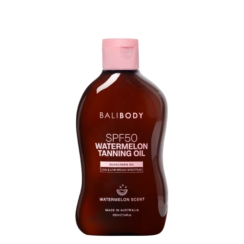 Bali Body - Watermelon Tanning Oil SPF50 - Sauļošanās Eļļa ar Arbūza Ekstraktu - 100ml