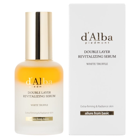 d'Alba - White Truffle Double Layer Revitalizing Serum - Atjaunojošs Serums Sejai - 50ml