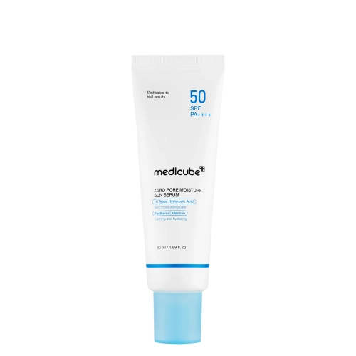 Medicube - Zero Pore Hydrating Sun Serum - Mitrinošs un Poras Savelkošs Saules Aizsargserums - 50ml