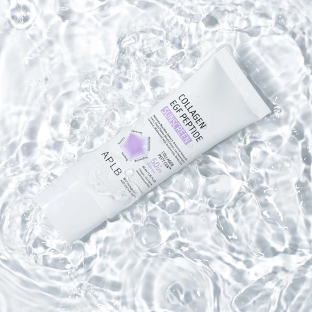 APLB - Collagen EGF Peptide Sunscreen SPF50+ PA++++ - Mitrinošs Sejas Krēms ar Saules Aizsargfiltru - 40ml