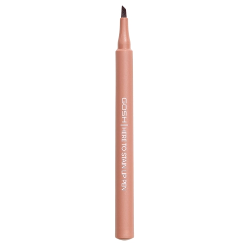 GOSH - Here To Stain Lip Pen - Ilgnoturīgs Lūpu Marķieris - 004 Mocha Stain - 1ml