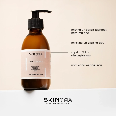 SkinTra - Light Cuddle - Viegls Ķermeņa Barjeras Balzams - 200ml