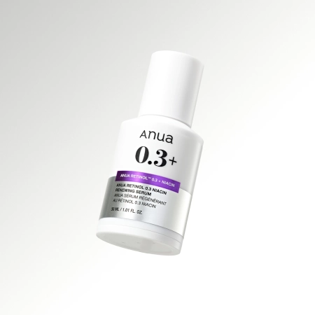 Anua - Nano Retinol 0,3% + Niacin Renewing Serum - Izlīdzinošs un Izgaismojošs Serums ar Retinolu - 30ml