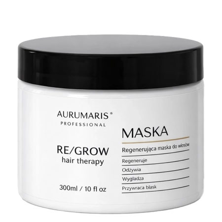 Aurumaris - Re/Grow Hair Therapy - Triholoģiskā Atjaunojošā Maska Matiem - 300ml