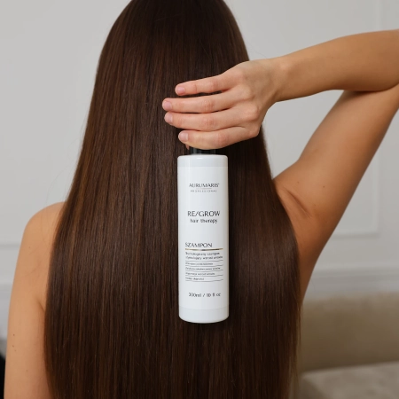Aurumaris - Re/Grow Hair Therapy - Triholoģiskais Šampūns Matu Augšanas Stimulēšanai - 300ml