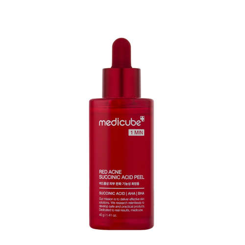 Medicube - Red Acne Succinic Acid Peel - Skābes Pīlings Ādas Nepilnību Mazināšanai - 40g