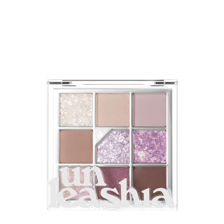 Unleashia - Glitterpedia Eye Palette - Vegāniska Acu Ēnu Palete - 4 All Of Lavender Fog - 6,6g