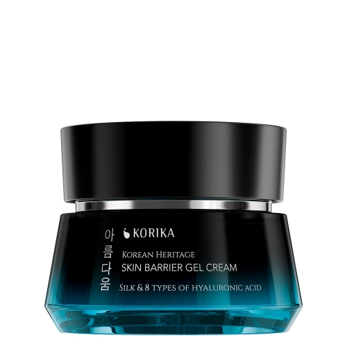 KORIKA - Korean Heritage Silk & 8 Types Of Hyaluronic Acid Skin Barrier Gel Cream - Mitrinoša Krēm-Gēls Sejai - 50ml