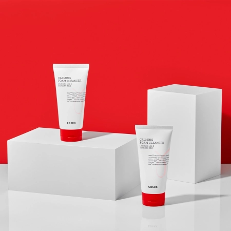 COSRX - AC Collection Calming Foam - Maigi putojošs sejas attīrošs līdzeklis - 150ml