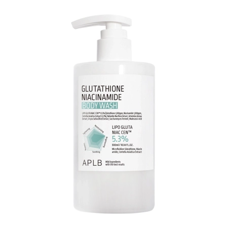APLB - Glutathione Niacinamide Body Wash - Ķermeņa Mazgāšanas Želeja ar Glutationu un Niacinamīdu - 300ml