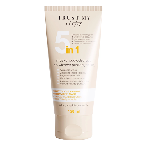Trust My Sister - 5in1 Maska Vidējas Porainības Matiem - 150ml