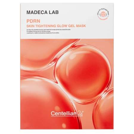Centellian24 - PDRN Skin Tightening Glow Gel Mask - Želejveida Sejas Masku Komplekts ar PDRN - 5x22ml