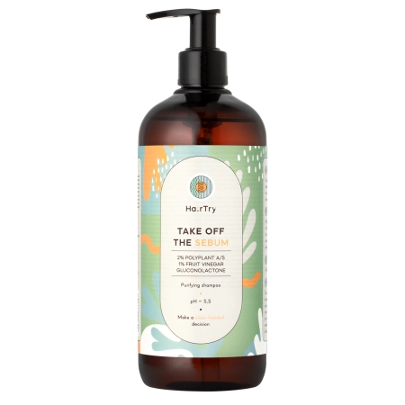 HairTry - Take Off The Sebum - Attīrošais Šampūns - 500ml