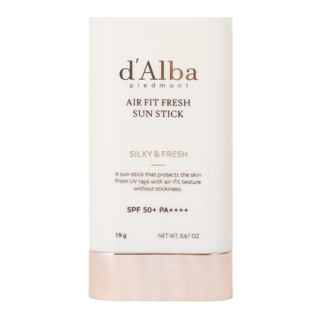 d'Alba - Air Fit Fresh Sun Stick SPF 50+ PA++++ - Saules Aizsargkrēms Zīmulī - 19g