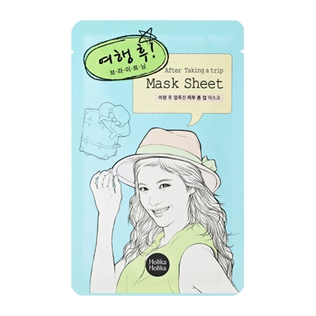 Holika Holika - After Mask Sheet - After Trip - Izgaismojoša un Mitrinoša Auduma Maska - 30g