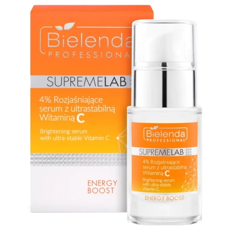 Bielenda Professional - Supremelab - Energy Boost - Izgaismojošs Serums ar Stabilu C Vitamīnu - 15ml