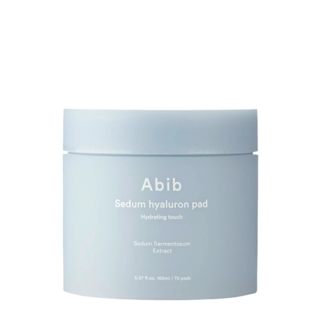 Abib - Sedum Hyaluron Pad Hydrating Touch - Mitrinošas Sejas Plāksnītes - 165ml/75gab