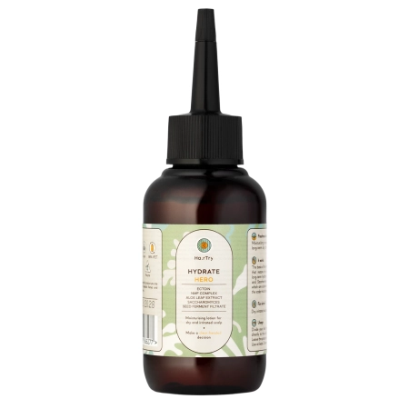 HairTry - Hydrate Hero - Mitrinošs un Nomierinošs Losjons Galvas Ādai ar NMF Kompleksu un Ektīnu - 100ml