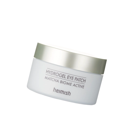 Heimish - Matcha Biome Hydrogel Eye Patch - Nomierinoša Hidrogela Maska ar Jeju Zaļo Tēju Ādai ap Acīm – 60gab.
