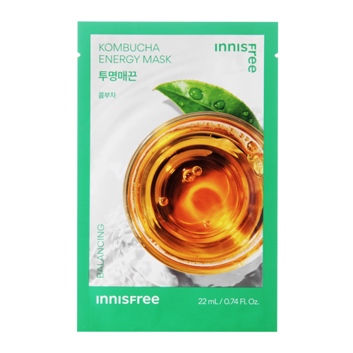 Innisfree - Squeeze Energy Mask - Kombucha - Clarifying - Attīroša Auduma Maska - 22ml