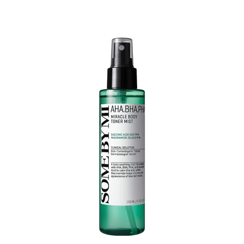 Some By Mi - AHA BHA PHA Miracle Body Toner Mist - Ķermeņa Toniks Migiņā - 140ml