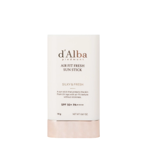 d'Alba - Air Fit Fresh Sun Stick SPF 50+ PA++++ - Saules Aizsargkrēms Zīmulī - 19g