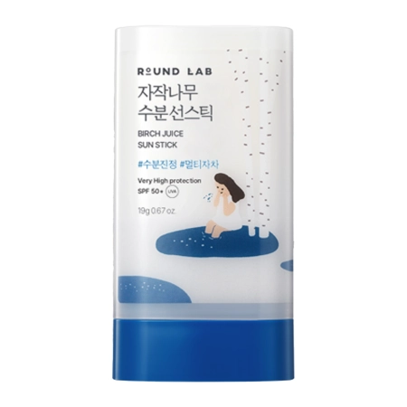 Round Lab - Birch Juice Moisturizing Sun Stick SPF/50+ PA++++ - Apsaugos nuo saulės lazdelė su beržų sultimis - 19g