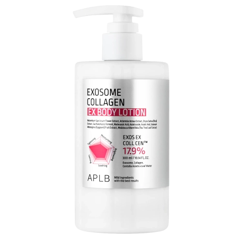 APLB - Exosome Collagen EX Body Lotion - Elastību Uzlabojošs Ķermeņa Losjons ar Ekzosomām un Kolagēnu - 300ml