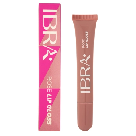 Ibra Makeup - Barojošs Lūpu Spīdums - Rose Lip Gloss - 10ml