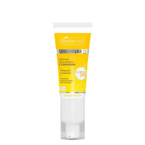 Bielenda Professional - Supremelab - Barrier Renew - Barojošs SPF50 Aizsargkrēms ar Keramīdiem - 40ml