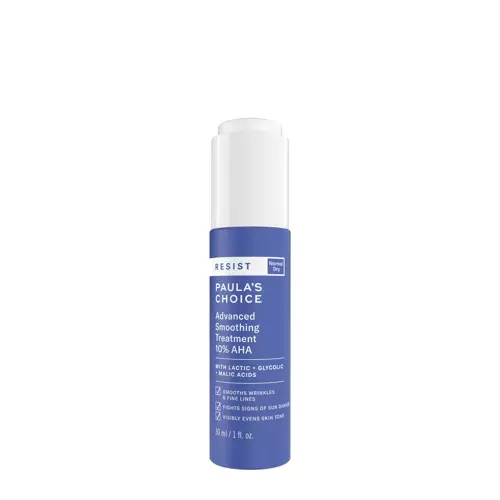 Paula's Choice - Resist - Advanced Smoothing Treatment 10% AHA - Izlīdzinošs skābju kokteilis - 30ml