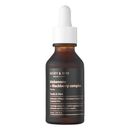 Mary&May - Idebenone and Blackberry Complex Serum - Pretnovecošanās Serums ar Idebenonu - 30ml