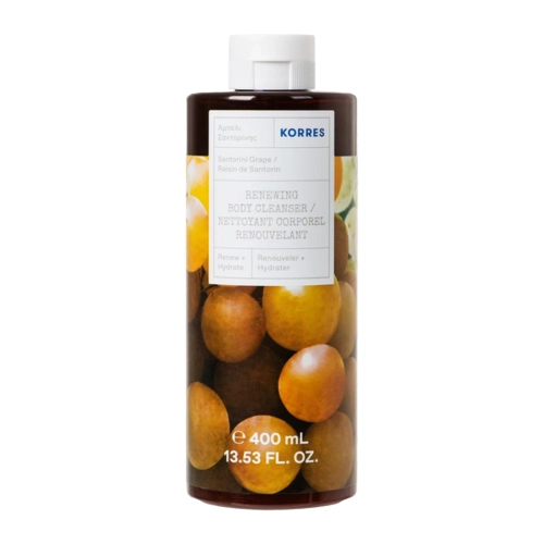Korres - Santorini Grape Renewing Body Cleanser - Ķermeņa Mazgāšanas Želeja - 400ml