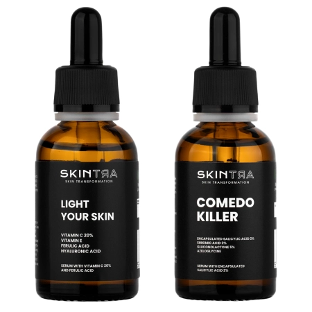 SkinTra - Komplekts Clear & Bright Duo - 30 ml + 30 ml