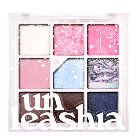 Unleashia - Glitterpedia Eye Palette - Vegāniska Acu Ēnu Palete - 8 All Of Dancing Swan - 6,6g