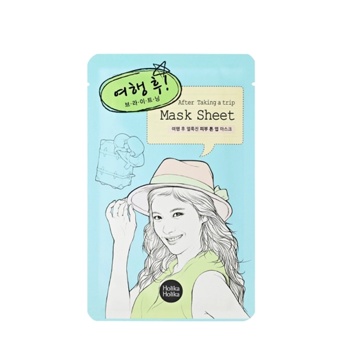 Holika Holika - After Mask Sheet - After Trip - Izgaismojoša un Mitrinoša Auduma Maska - 30g